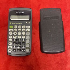 Texas Instruments TI-30Xa Scientific Calculator With Cover And Info Sheet Works